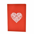 proposal love of couple greeting 3d card pop up cover