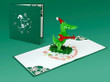 Crocodile Xmas 3D Popup Card