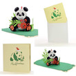 Christmas Panda DIY 3D Pop Up Greeting Card Kit