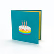 Multi-tier Rainbow Birthday Cake Pop Up Card