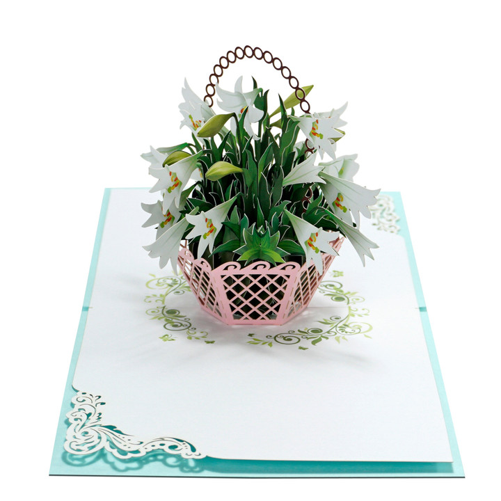 Lily flower basket
