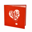 love balloon couple pop up valentine greeting card cover