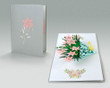 Lily Flowers Pop Up Card