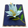 Blue Lily 3D Pop Up Card
