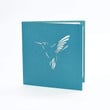 Blue Throated Hummingbird 3D Pop Up Card