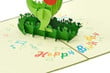Alligator Happy Birthday Pop Up 3D Greeting Card