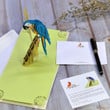 Parrot 3D Pop Up Card (Blue & Yellow Macaw)