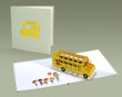 Yellow School Bus Pop Up 3D Card