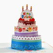 Beautiful 3d Cards With Birthday Cake Images
