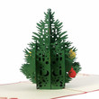 Santa Claus and Christmas Tree 3D Pop Up Card