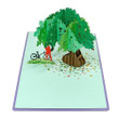 Green tree with couple 3D pop-up Card