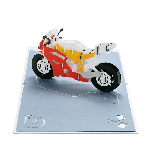 Sport Motorcycle Pop Up Cards