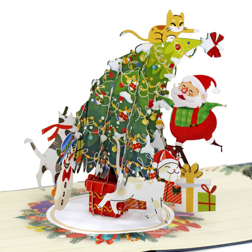Premium 3D Pop Up Greeting Christmas Card