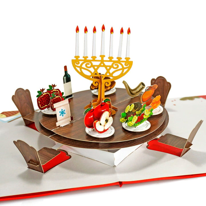 Happy Rosh Hashanah 3D Greeting Card