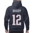 #12 Tom Brady Art#397 3D Pullover Printed Over Unisex Hoodie