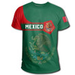 Mexico Coat Of Arms T-Shirt Simple Style J78