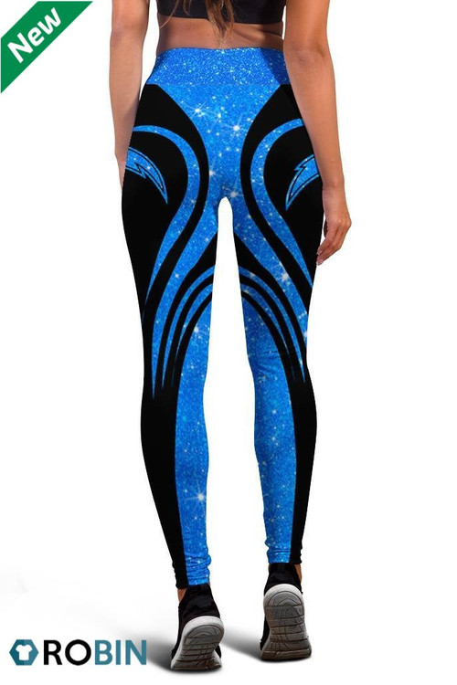 Los Angeles Chargers Women’S High Waisted Leggings