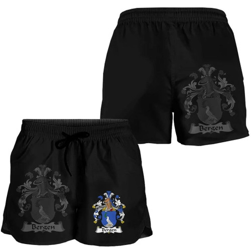 Bergen Germany Family Crest Women's Shorts - German Family Crest A7