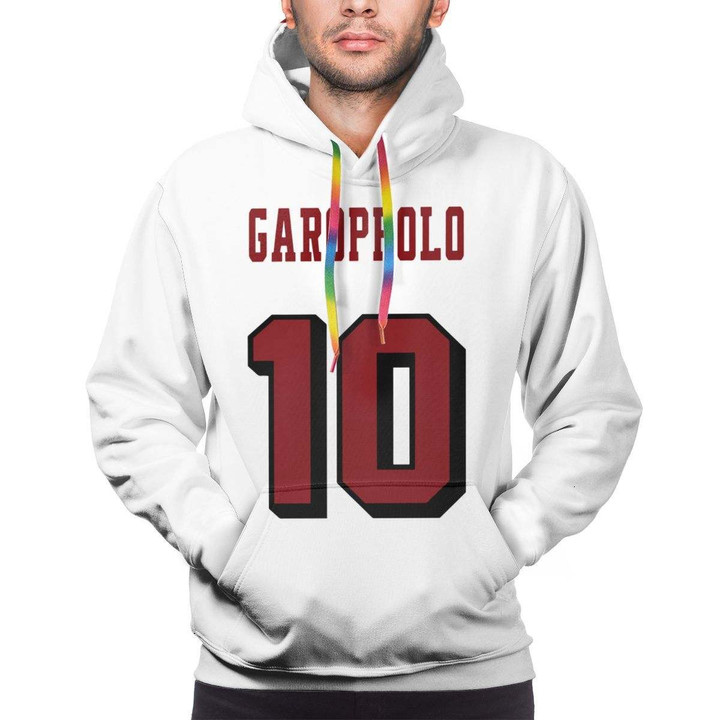 #10 Jimmy Garoppolo Hoodies Pullover Sweatshirt Art#398