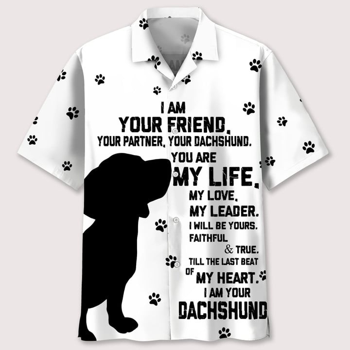 dachshund are my life hawaii shirt