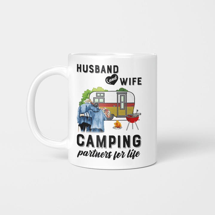 husband and wife camping partner for life