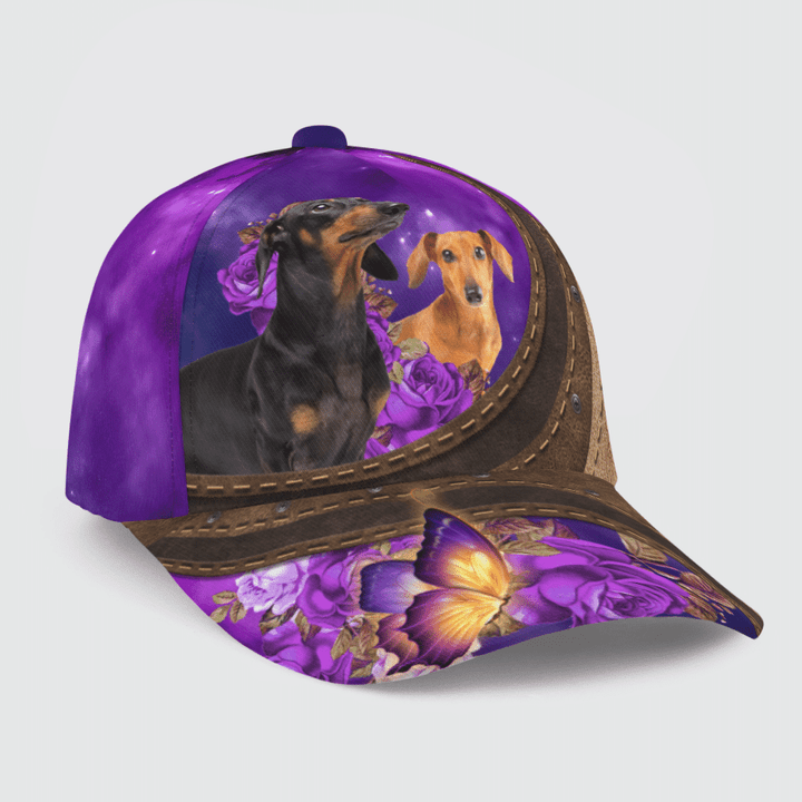 Dachshund Purple Cap