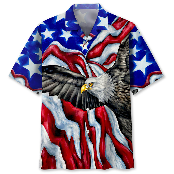Eagle American Hawaiian Shirt