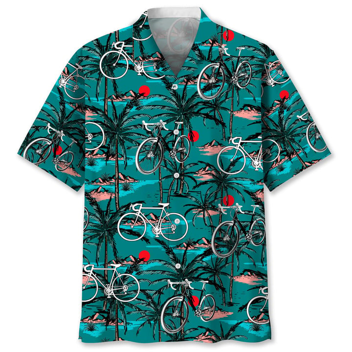 Cycling Vintage Hawaiian Shirt