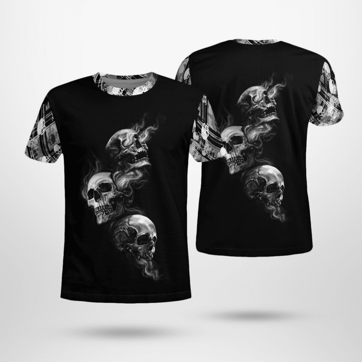 Men's Skull T Shirt 3D Graphic