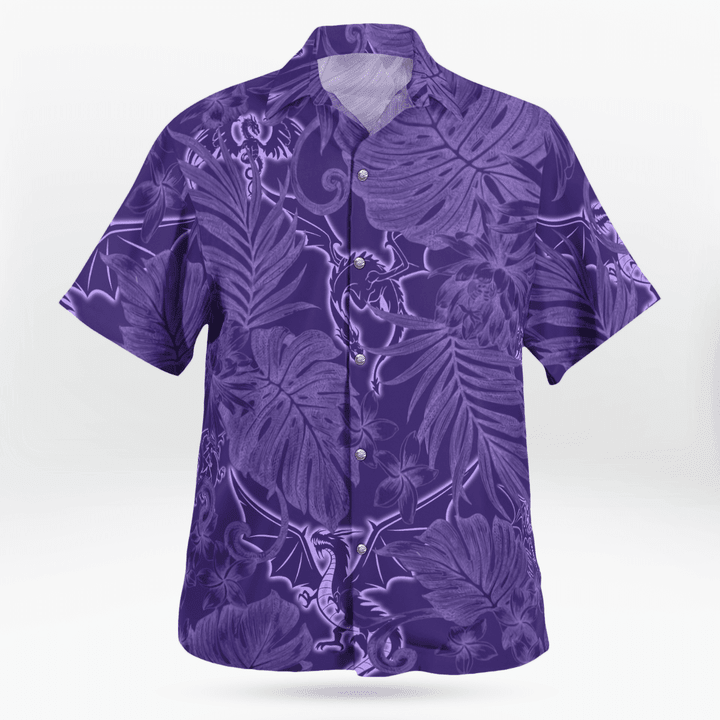 Dragon Purple Tropical Hawaiian