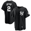 Men's NY Yankees 2021 All Black Player Jersey - All Stitched
