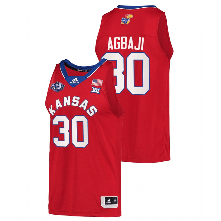 Kansas Jayhawks 2022 March Madness Final Four Reverse Retro Red Jersey - All Players