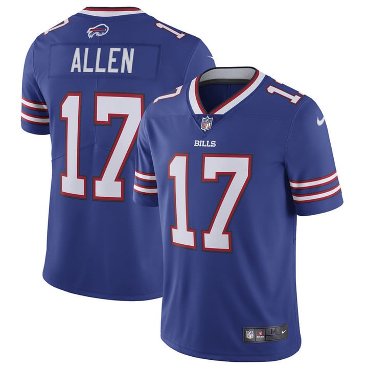Men's Buffalo Bills #17 Josh Allen Vapor Limited Stitched Jersey