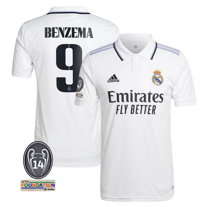 Men's Real Madrid Players Jersey - UEFA Champions League Patch