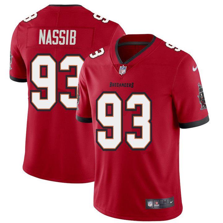 Tampa Bay Buccaneers #93 Carl Nassib Jersey - Red