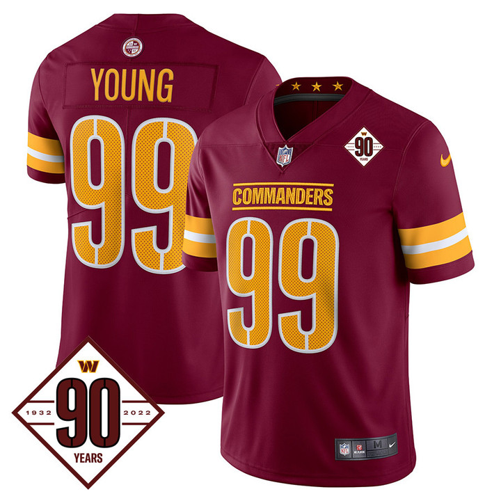Men's Washington Commanders Players Limited Jersey - 90th Anniversary Patch