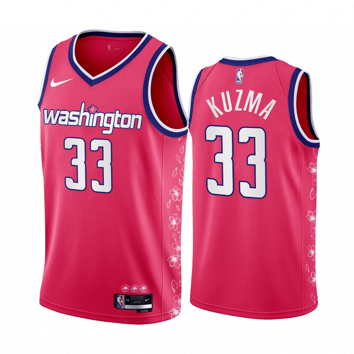 Men's Washington Wizards Cherry Blossom City Pink Limited Edition Jersey - Printed
