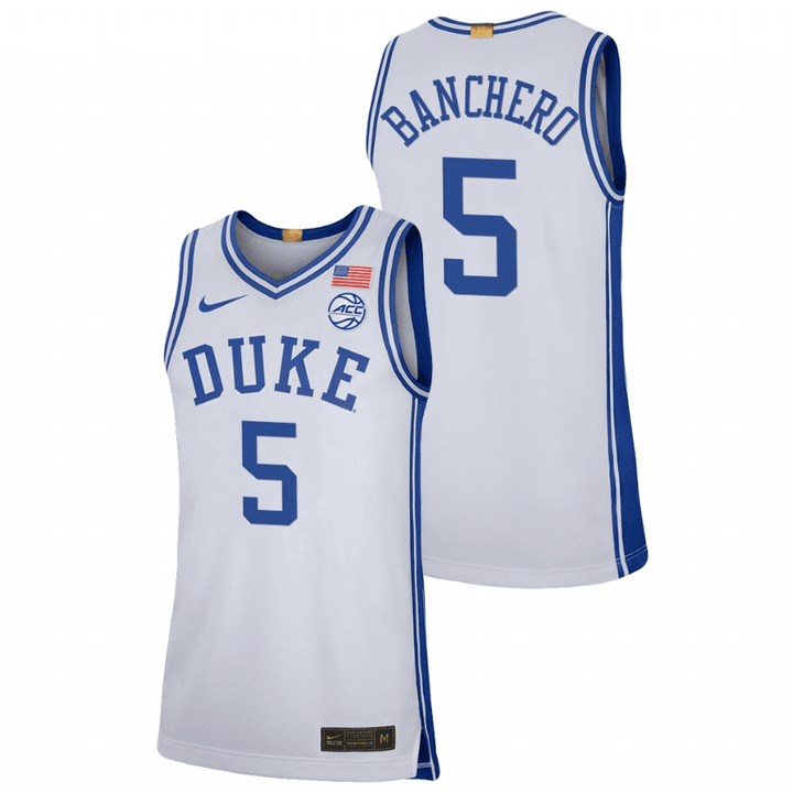 Duke Blue Devils Paolo Banchero 2021-22 College Basketball Limited Men Jersey - All Stitched