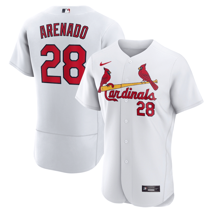 Men's St. Louis Cardinals #28 Nolan Arenado All Stitched Jersey