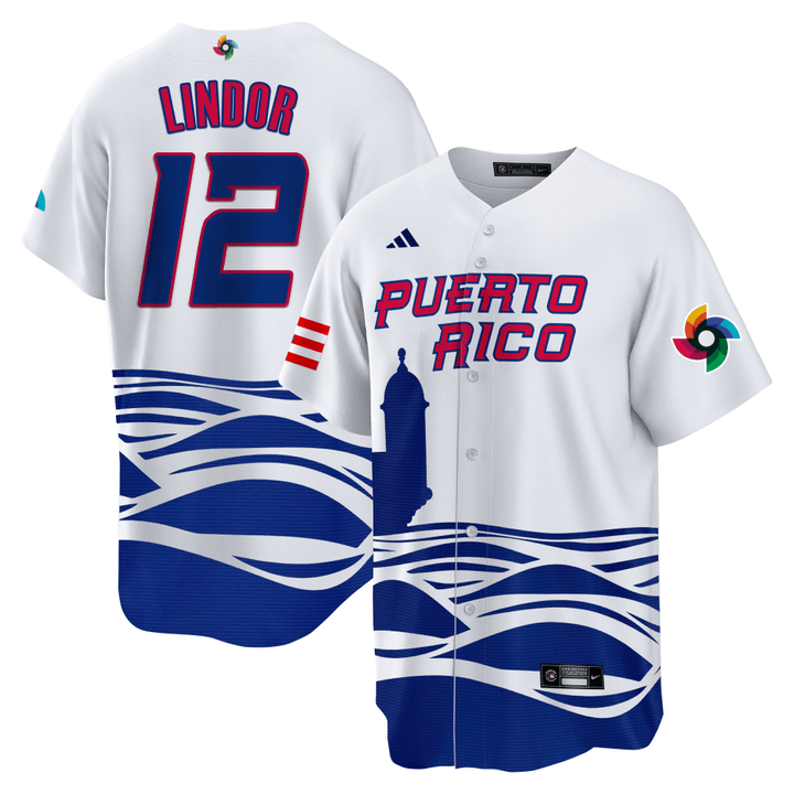 Men's Puerto Rico Baseball 2023 World Baseball Classic Jersey - All Stitched