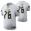 Tampa Bay Buccaneers Donovan Smith 76 2021 NFL Golden Edition White Jersey Gift For Buccaneers Fans