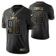 Detroit Lions Jashon Cornell 96 2021 NFL Golden Edition Black Jersey Gift For Lions Fans