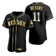 Boston Red Sox #11 Rafael Devers Mlb Golden Edition Black Jersey Gift For Red Sox Fans