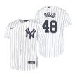 Youth New York Yankees #48 Anthony Rizzo Collection White Jersey Gift For Yankees Fans