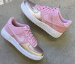Nike Air Force 1 Low Lifestyle Shoes Pink AH8147-600