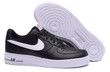 Nike Air Force 1 Low Black White Leather 488298-092