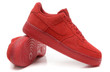 Nike Air Force 1'07 Lv8 Gym Red Crocodile Suede Leather Shoes 718152-601