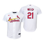Youth St Louis Cardinals #21 Andrew Miller 2020 Home White Jersey Gift For Cardinals Fans