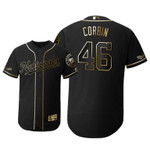 Washington Nationals #46 Patrick Corbin Mlb 2019 Golden Edition Black Jersey Gift For Nationals Fans