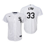 Youth Chicago White Sox #33 Lance Lynn Collection 2020 Alternate White Jersey Gift For Sox Fans